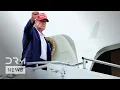 FULL DEPARTURE Trump Boards Air Force One in New Jersey Heads Back to Washington D C AC1N