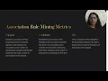 Lecture 12 ASSOCIATION RULES