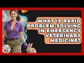 What Is Rapid Problem-solving In Emergency Veterinary Medicine - Animal Care Jobs