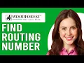 How To Find Routing Number On WoodForest App Where Can I Find Routing Number On WoodForest App