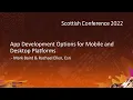 App development options for mobile and desktop platforms - Esri