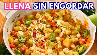 Si quieres perder peso desayuna esto │ Guisado de Chayote a la Mexicana con Queso Fresco