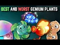 Top 5 BEST and WORST GEMIUM PLANTS Plants vs Zombies 2