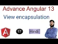 Advance Angular 13 Tutorials View encapsulation in Angular ViewEncapsulation - Angular