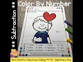 Valentine s Day Color By Number Subtraction