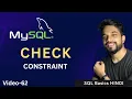 - 62 MySQL CHECK Constraint MPrashant