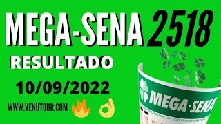 ???? Resultado Mega-Sena 2518