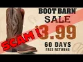3 99 Boot Barn Sale Scam Peakaspz com Reviews
