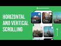 Horizontal and Vertical Scroll in Figma - Figma Prototyping Tutorial