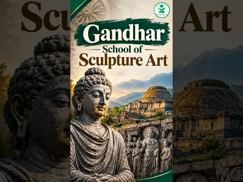 Gandhara School of Art π₯ | Ancient Indian Art & Sculpture Explained | UPSC GK #Shorts
