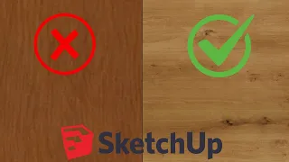 REAL Wood Textures in SketchUp