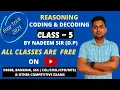 CLASS - 5 Coding Decoding Basic Concept and Reasoning Tricks Fastest Tricks Be-Rankers