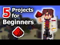 5 Redstone Projects for Beginners