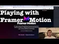 Playing with Framer Motion