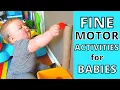 FUN AND EASY FINE MOTOR ACTIVITIES FOR BABIES AND TODDLERS Part 1