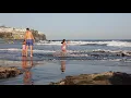 Download Lagu Slow motion Playa de San Agustín - a beach on the island of Gran Canaria. Relax, waves, Atlantic O.