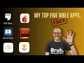 My Top Five FREE Bible Apps