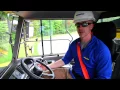 Komatsu articulated haul truck in cab system inspection