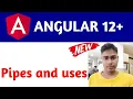 What is pipe in angular 12 How to use pipes in angular 12 Tutorial For Beginners