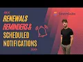 SmartSuite renewal reminders and notifications system