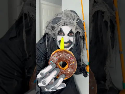Monster fished my donut 🍩👻