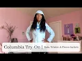 COLUMBIA TRY-ON Rain Winter and Fleece Jackets