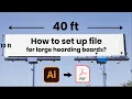 How to Setup Split Large Format Print Files in Adobe Illustrator