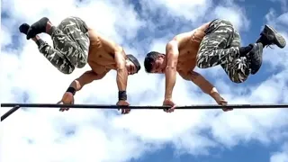 تدريب القفز أجمل ثنائي وأروع مهارات التدريب 