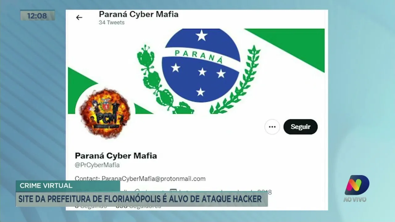 Site da Prefeitura de Florianópolis é alvo de ataque hacker