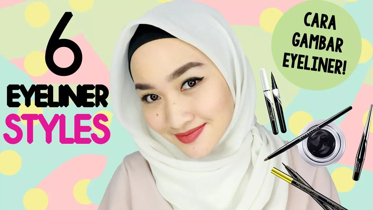 review & tutorial maybelline hypersharp liner | 5 Gaya Eyeliner Pen Maybelline