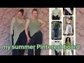 crocheting knitting my summer Pinterest board using FREE YouTube tutorials a homebody DIY vlog