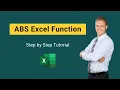 ABS Excel Function How to Get Absolute Value in Excel