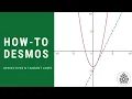 How To Derivatives Tangent Lines in Desmos