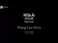 Wang Lee Hom 王力宏 - Ni De Ai 你的愛 Your Love (Pinyin+English Lyrics)