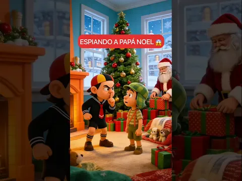 El Chavo y Kiko espían a Santa Claus
