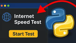 Build a Modern Internet Speed Test App in Python CustomTkinter