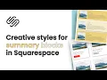 Squarespace Summary Block Styles 5 Creative Codes for 2025 Hover Effects