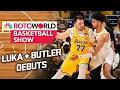 Luka Doncic and Jimmy Butler debuts Anthony Davis injured Rotoworld Basketball Show FULL SHOW