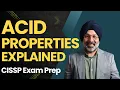 ACID Properties Database Security Fundamentals CISSP 2026 Cybersecurity Concepts Explained