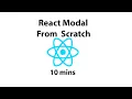 React Modal From Scratch