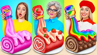 أنا مقابل جدتي في تحدي تحضير الطعام أنا مقابل جدتي في تحدي تحضير الطعام Jelly DO Challenge 