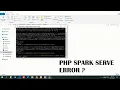 How to solve Error on php spark serve codeigniter 4