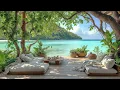 Tropical Beach Jazz Music | Tranquill Jazz With Beautiful Ocean Views To Relax, Chill Out & Healing