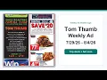 Tom Thumb Weekly Ad 26 - 26 Top 10 Deals
