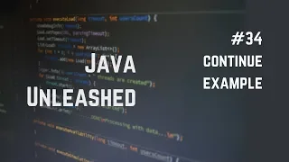 Java Continue Example
