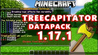 TreeCapitator DataPack 1 17 1 for Minecraft Spotlight - Installation Gameplay