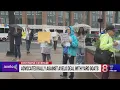 Protestors at Dunkin Park demonstrate against Hartford Yard Goats partnership with Avelo Airlines