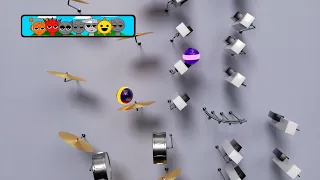 Playing sprunki with marble music.