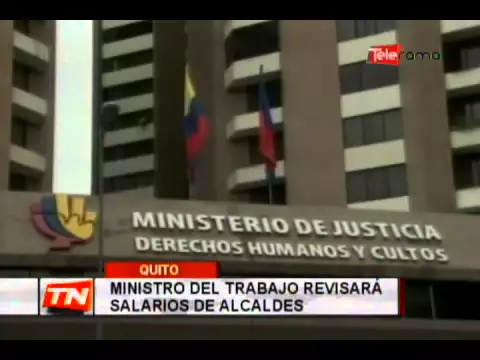 Ministro del trabajo revisará salarios de alcaldes
