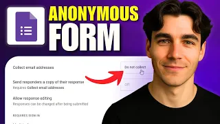 How To Create An Anonymous Form In Google Forms Tutorial 2026